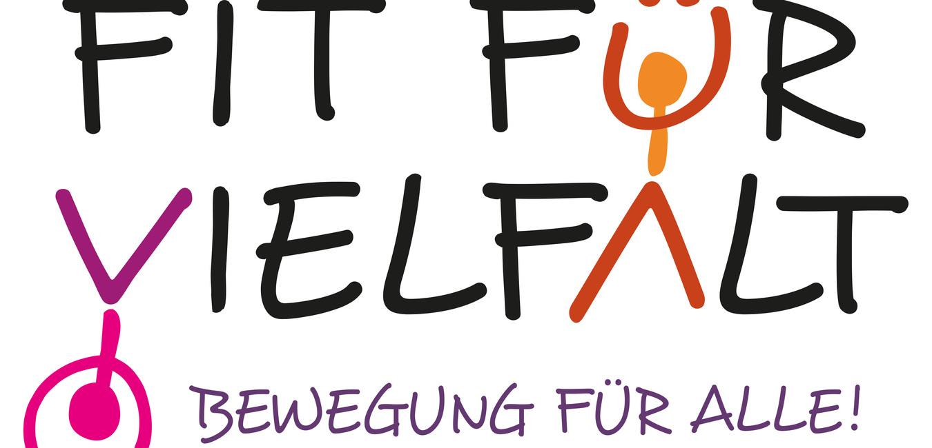 Fit für Vielfalt Bewegung für alle Logo